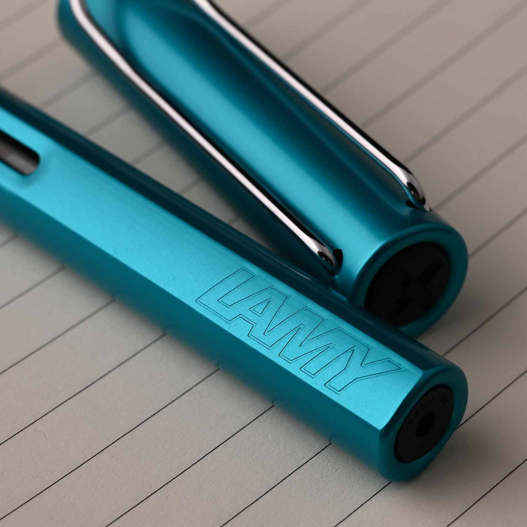 Lamy AL-Star Füllfederhalter – Turmalinfarbe, Extra Feine Spitze (EF), Inkl. Blauer Tintenpatrone