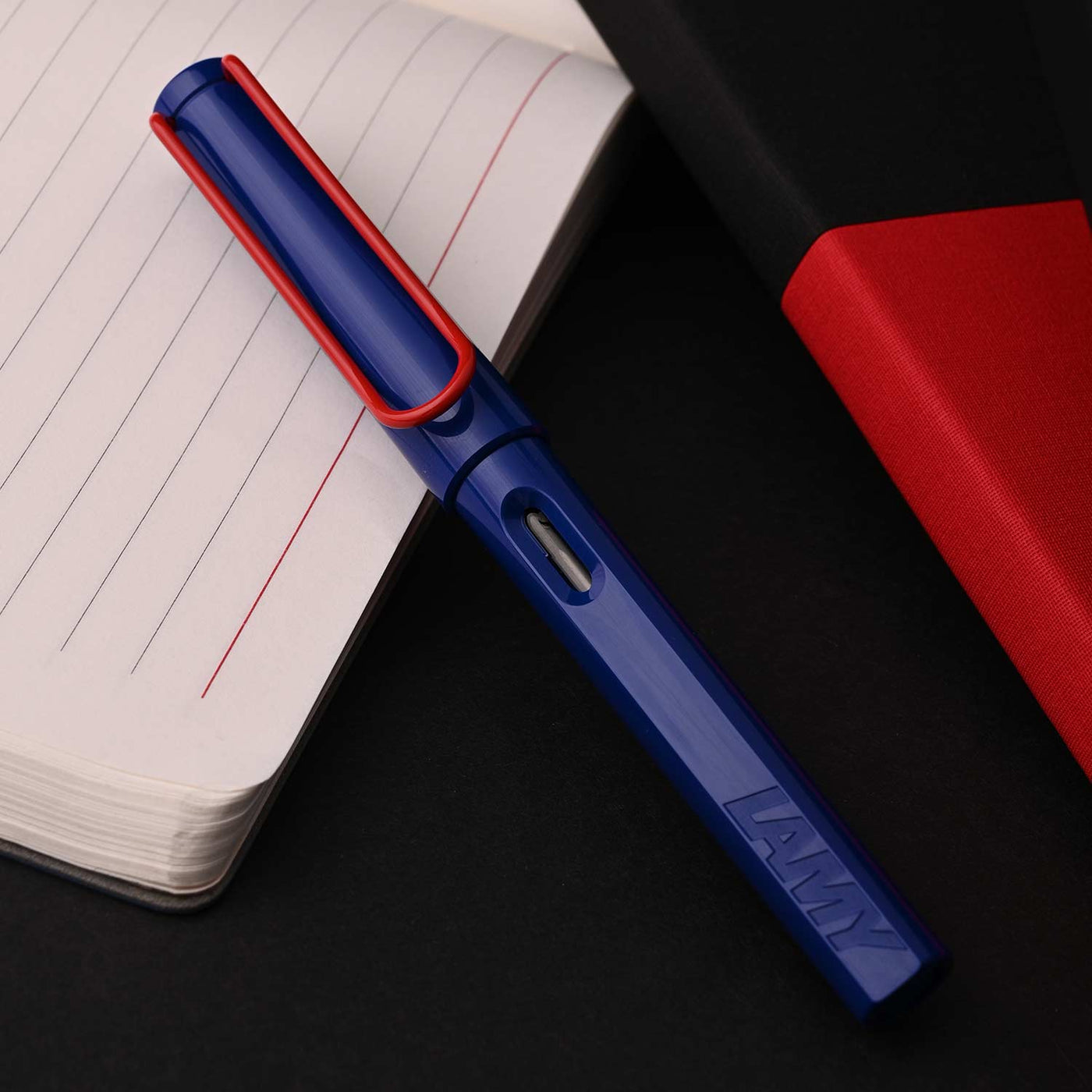 Lamy Safari Fountain Pen - Blue/Red (Special Edition) 15