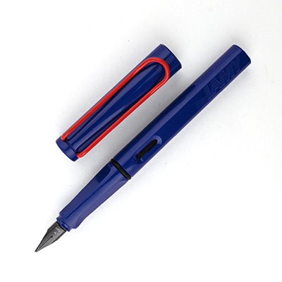 Lamy Safari Fountain Pen - Blue/Red (Special Edition) 1