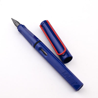Lamy Safari Fountain Pen - Blue/Red (Special Edition) 2