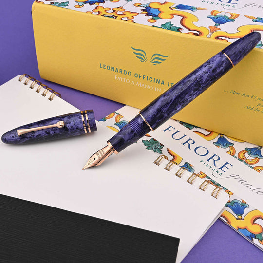 Leonardo Furore Grande Fountain Pen - Purple RGT