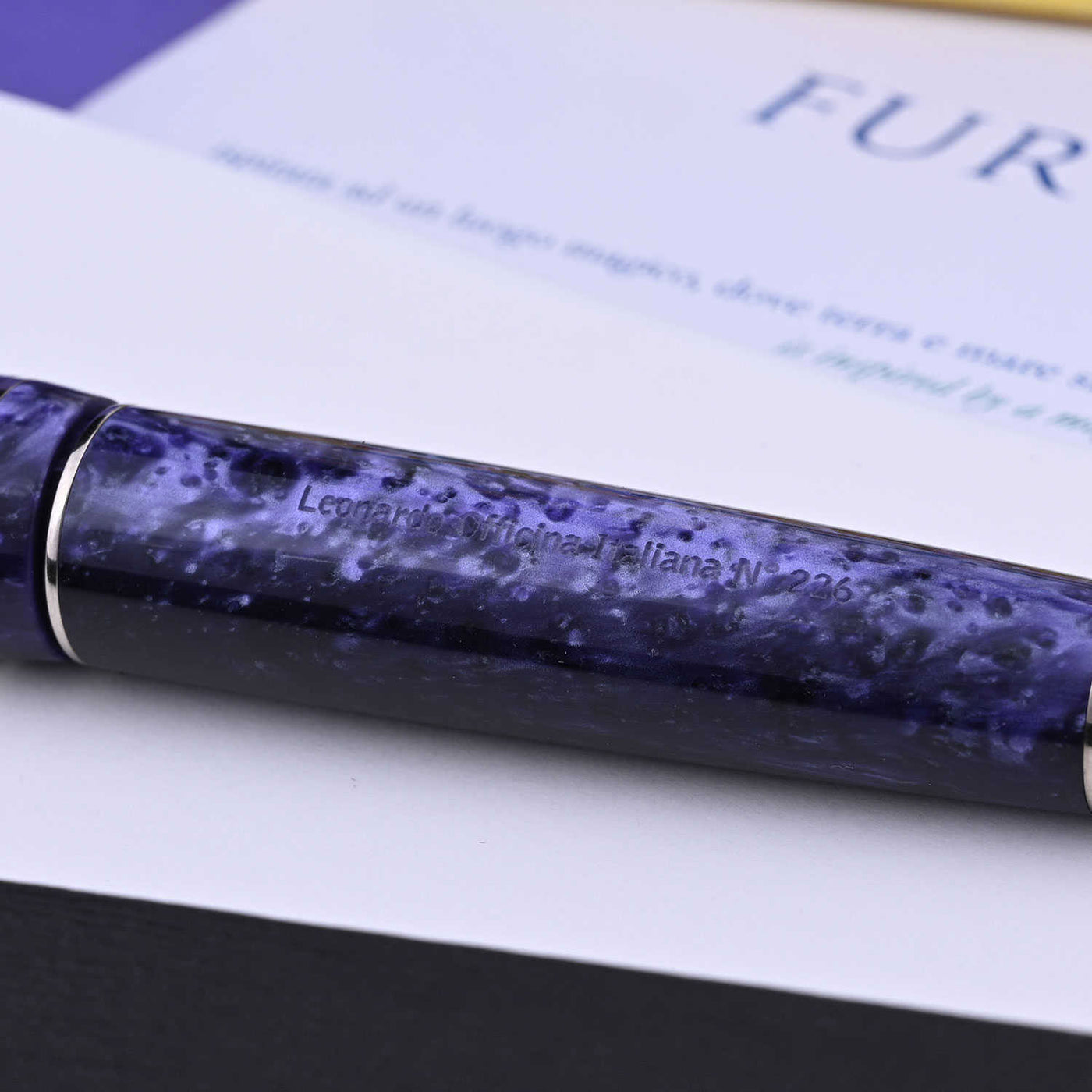 Leonardo Furore Grande Fountain Pen - Purple