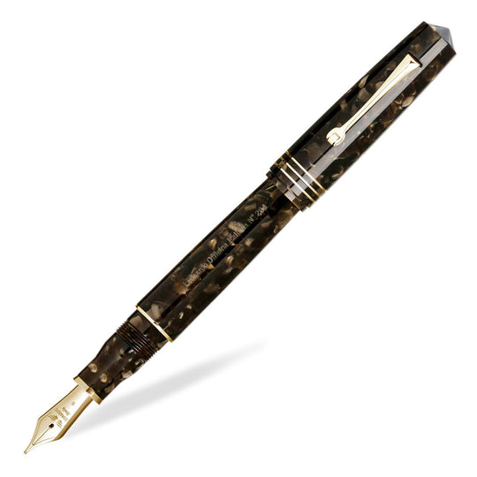 Leonardo MZ Grande Fountain Pen - Coffee GT