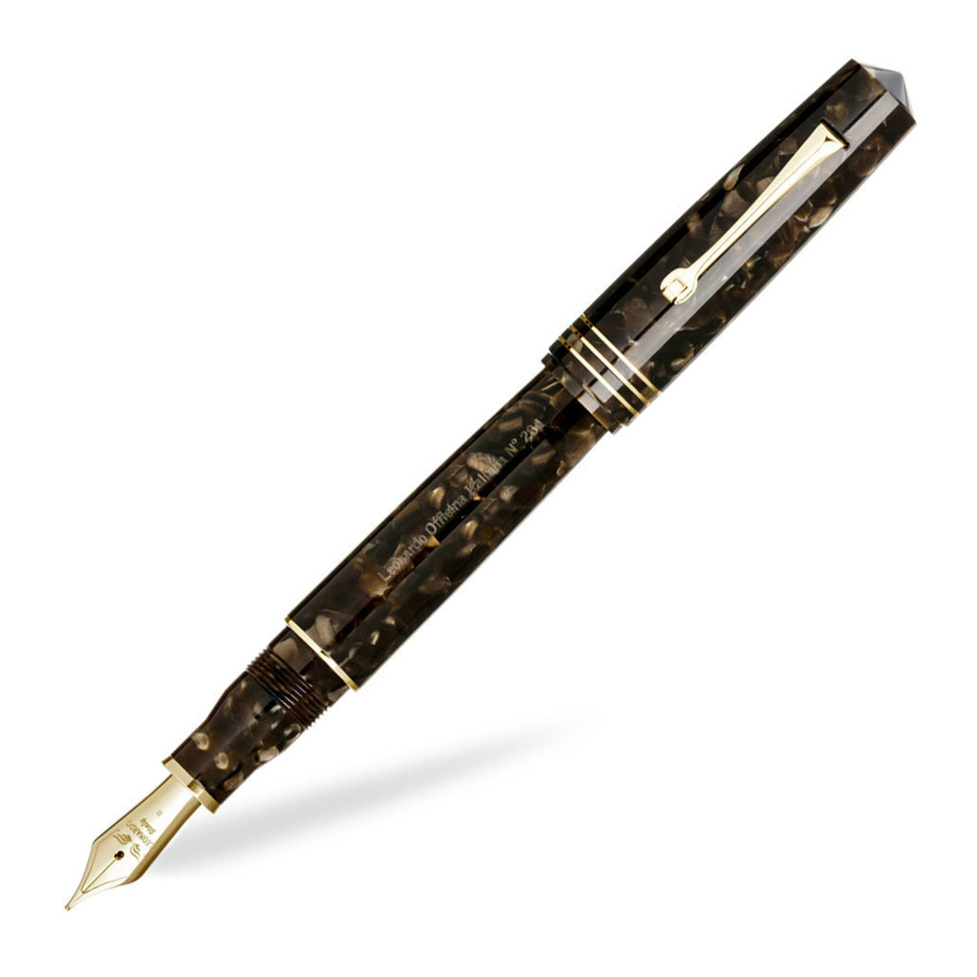 Leonardo MZ Grande Fountain Pen - Coffee GT 1