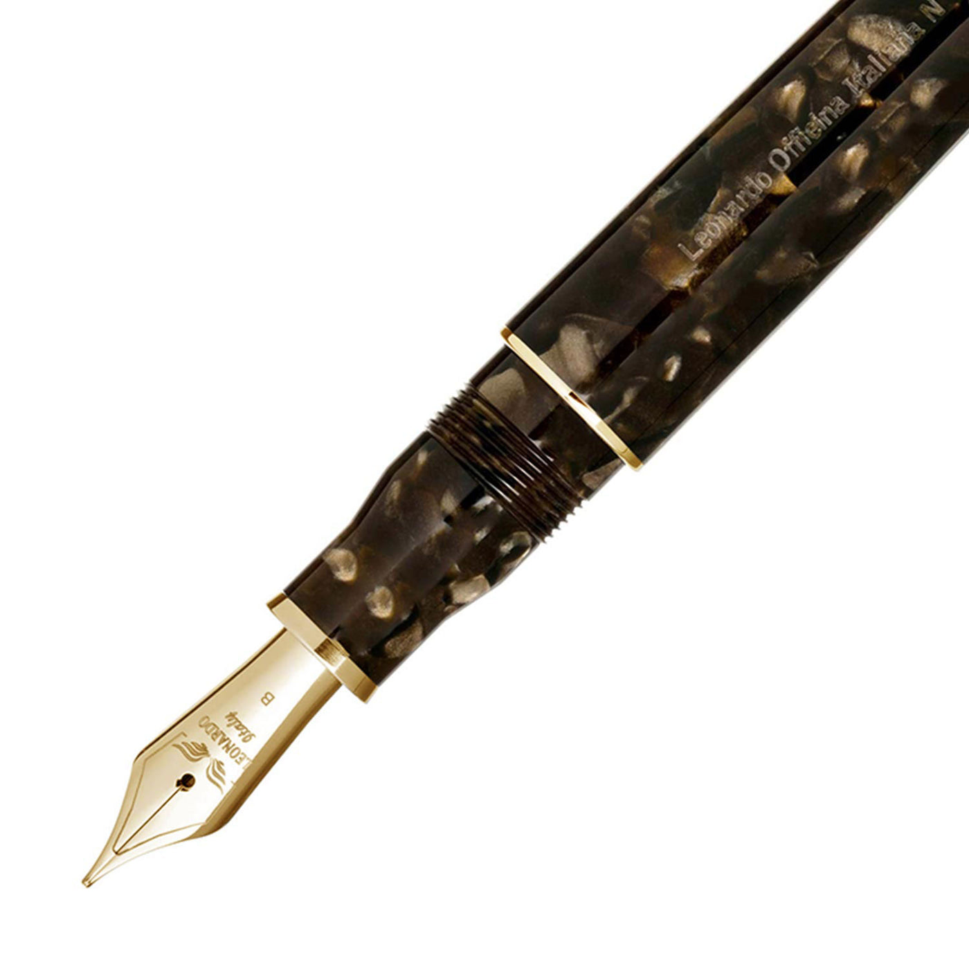 Leonardo MZ Grande Fountain Pen - Coffee GT 2