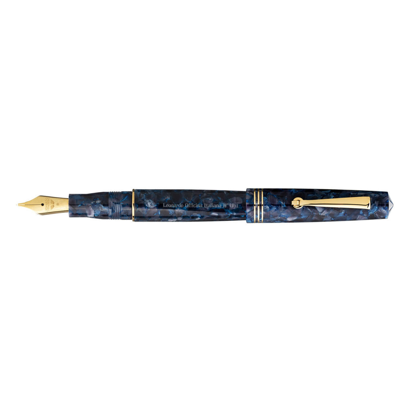 Leonardo Momento Zero Fountain Pen - Sorrento Blue GT 2