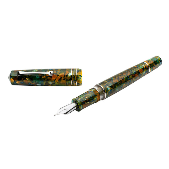 Leonardo Momento Zero Grande Fountain Pen, Girasole (Sunflower) - #8 14K Gold Nib