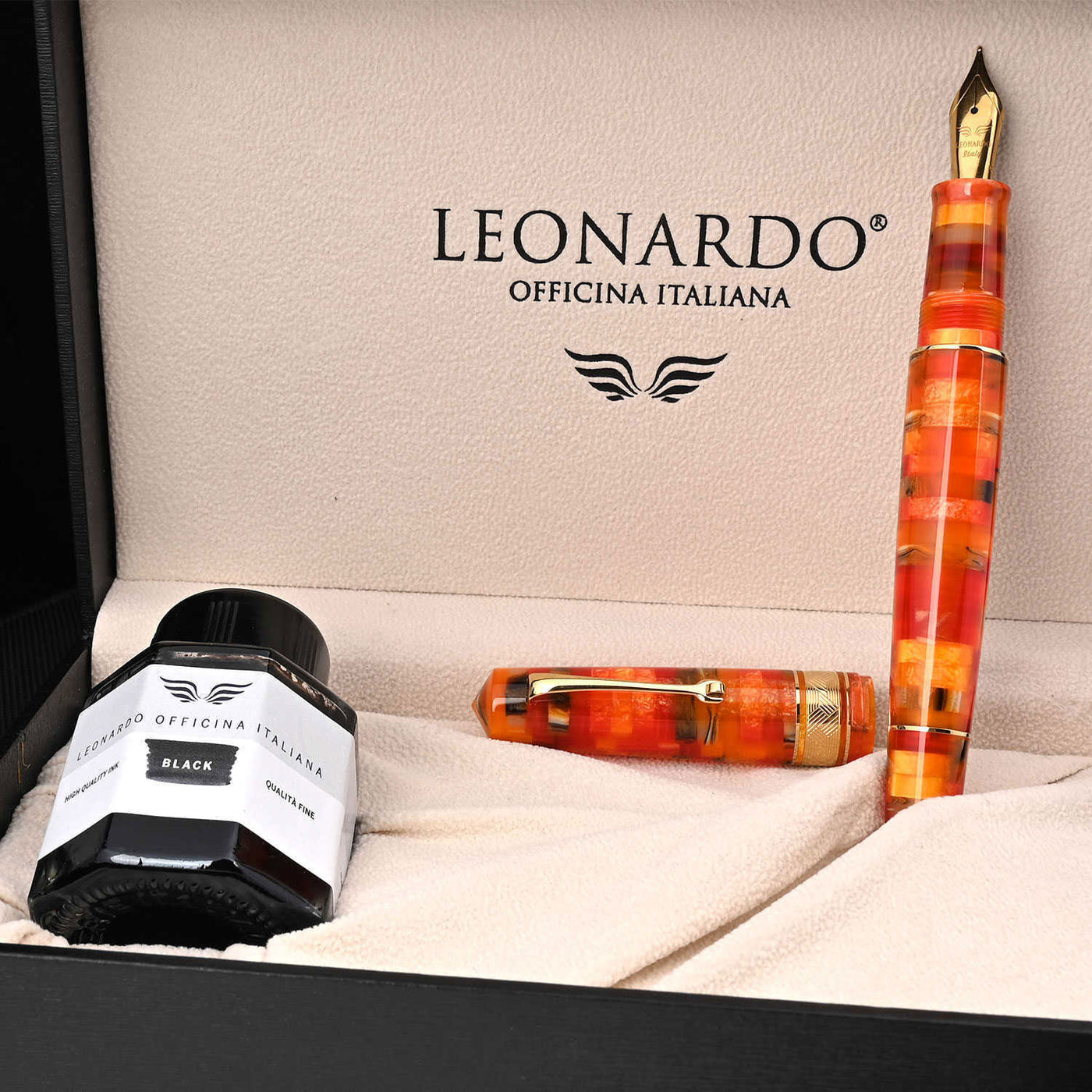 Leonardo Mosaico Fountain Pen - Mango GT 9