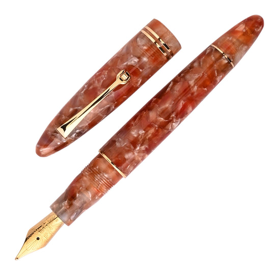 Leonardo Furore Fountain Pen - Zenzero Ginger GT
