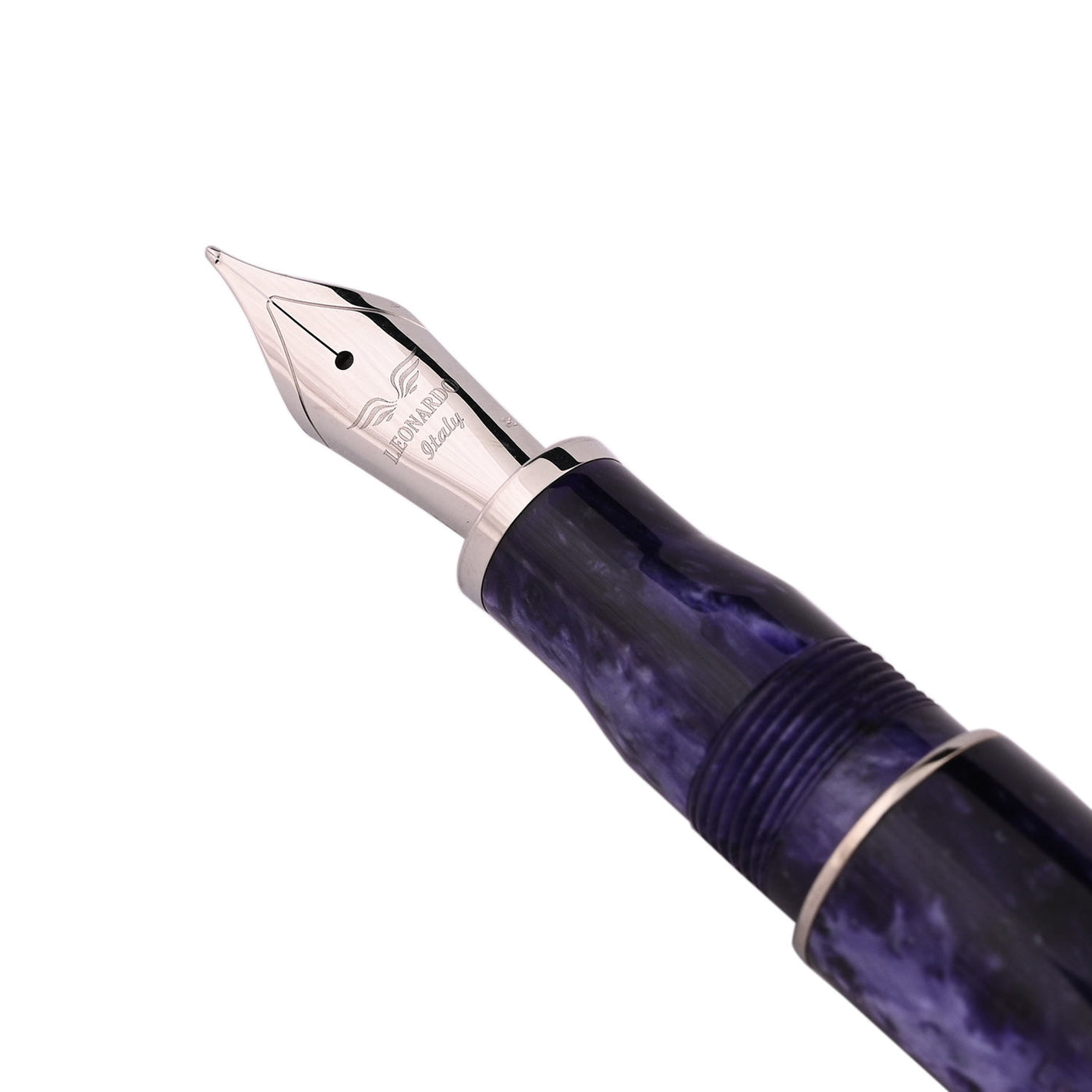 Leonardo Furore Grande Fountain Pen - Purple CT 2