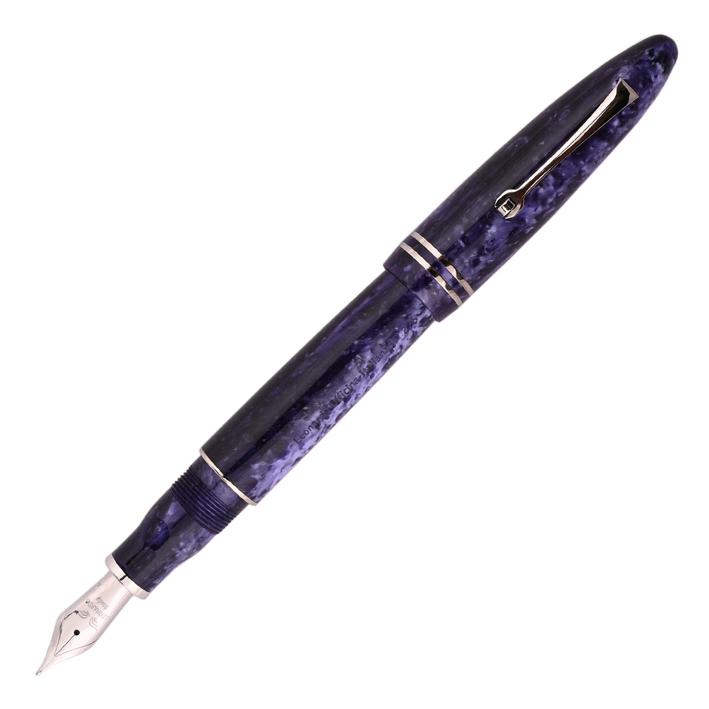 Leonardo Furore Grande Fountain Pen - Purple CT 4