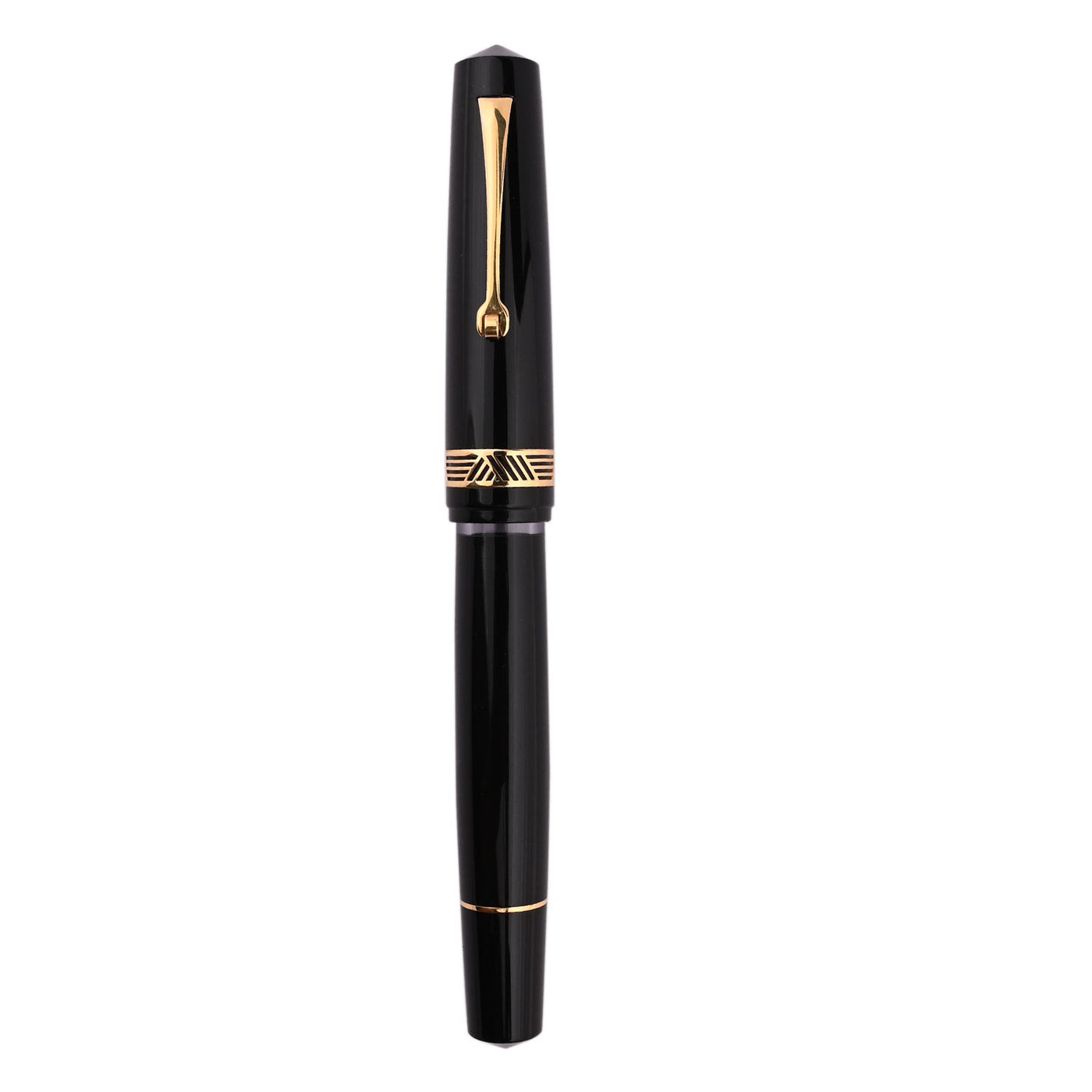 Leonardo Magico Fountain Pen - Glossy Black GT 6