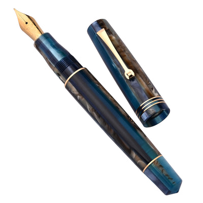 Leonardo Momento Zero Fountain Pen - Blue Hawaii GT 2
