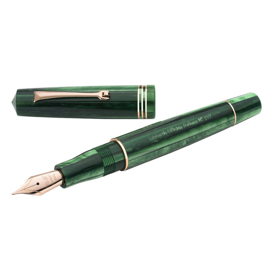 Leonardo Momento Zero Fountain Pen - Green Alga RGT