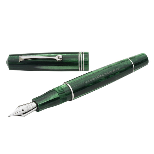 Leonardo Momento Zero Fountain Pen - Green Alga CT