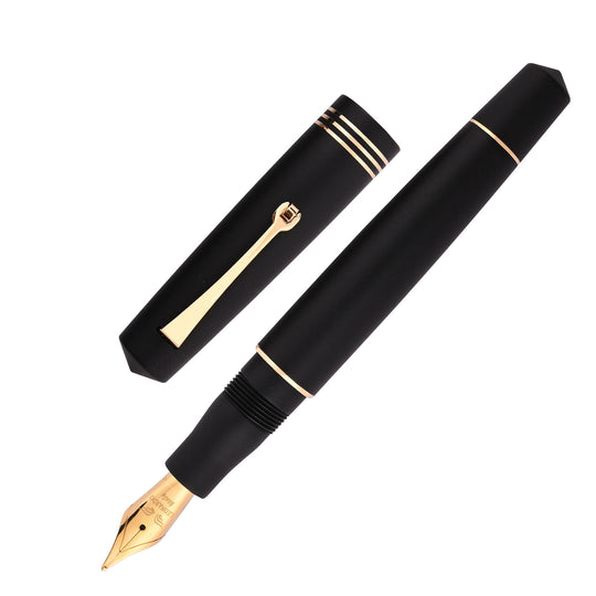 Leonardo Momento Zero Fountain Pen - Matte Black GT