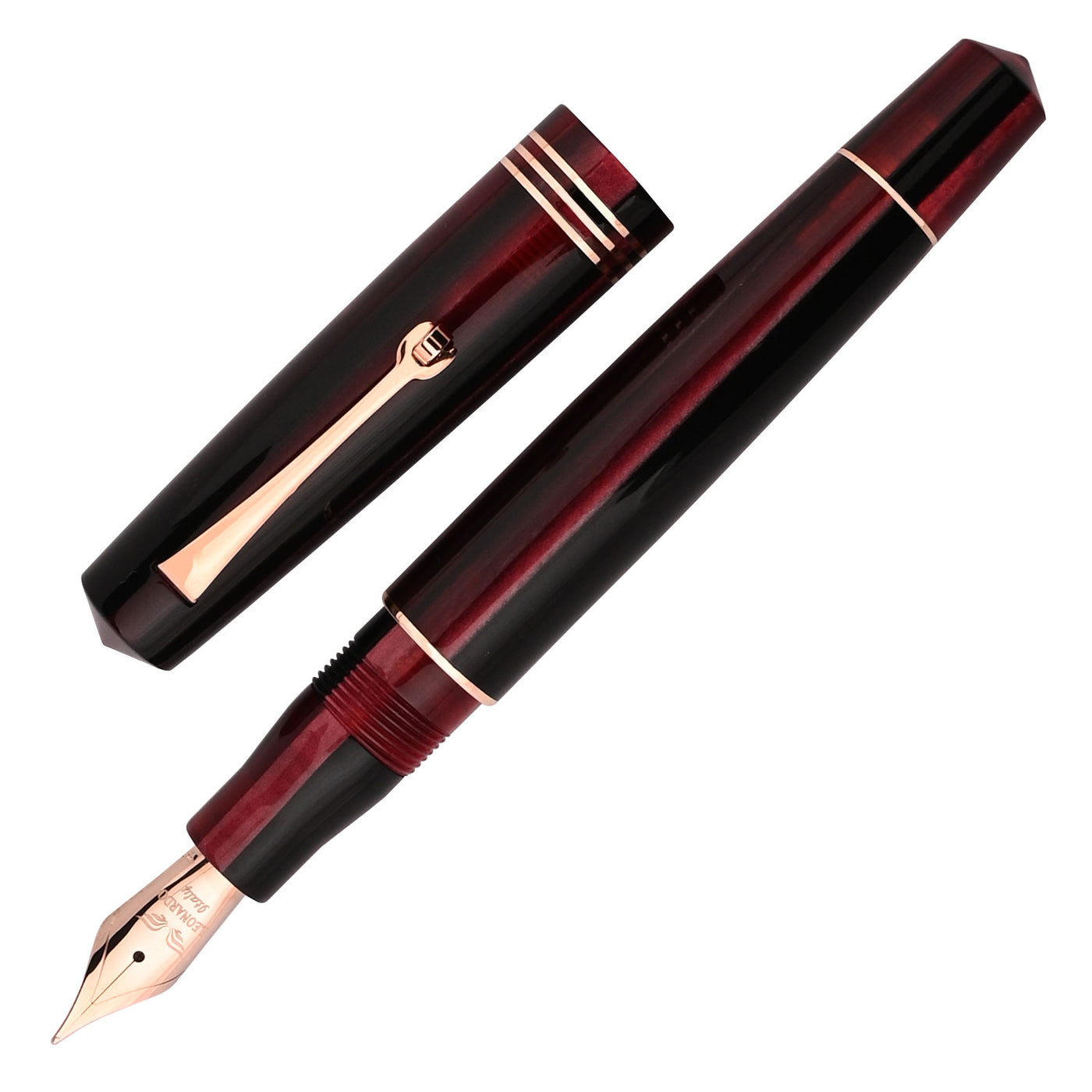 Leonardo Momento Zero Fountain Pen - Prugna RGT 1