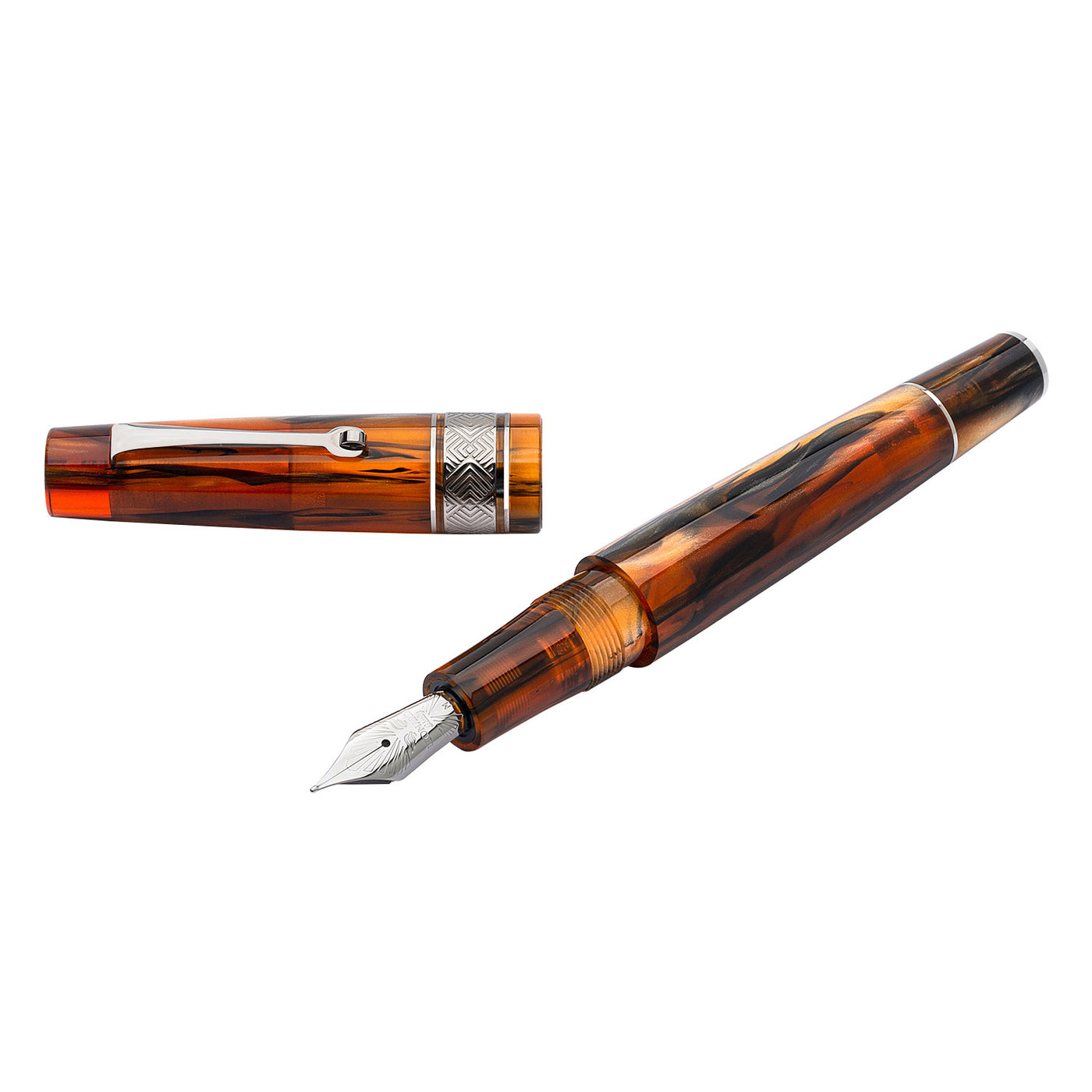 Leonardo Supernova Regular Fountain Pen - Caramel 1