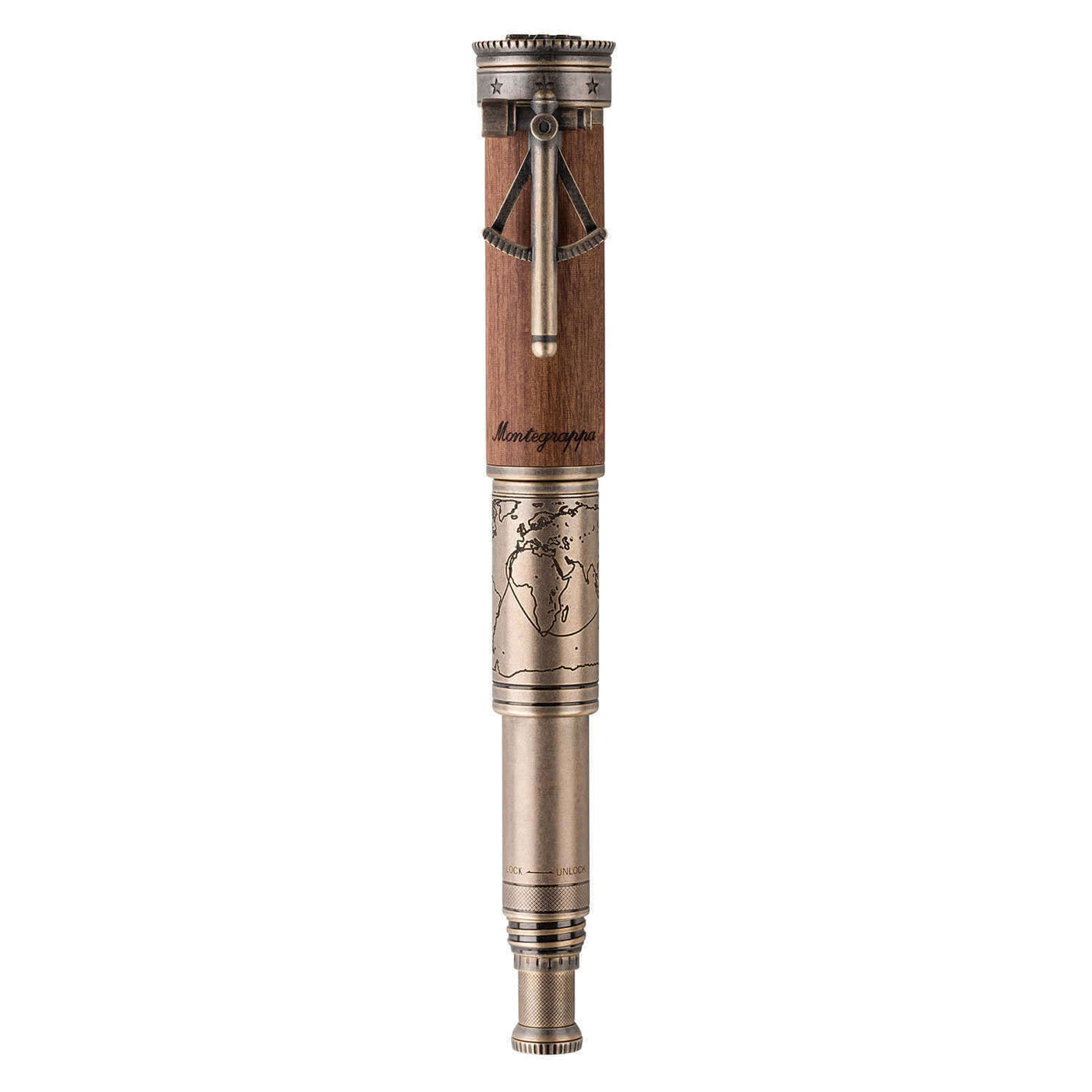 Montegrappa Age Of Discovery Limited Edition Fountain Pen Brown 4