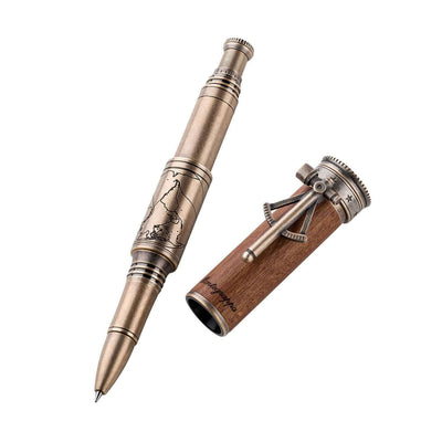 Montegrappa Age Of Discovery Limited Edition Roller Ball Pen Brass 1