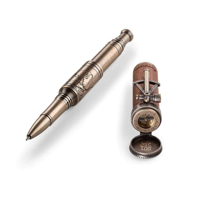 Montegrappa Age Of Discovery Limited Edition Roller Ball Pen Brass 3