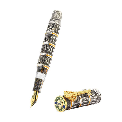 Montegrappa Dante Alighieri Purgatorio Limited Edition Fountain Pen Sterling Silver 2