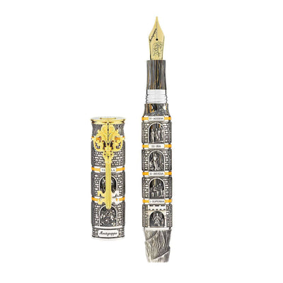 Montegrappa Dante Alighieri Purgatorio Limited Edition Fountain Pen Sterling Silver 3