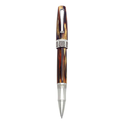 Montegrappa Extra 1930 Roller Ball Pen Turtle Brown 4