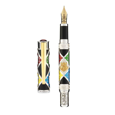 Montegrappa Harry Potter Hogwarts Limited Edition Fountain Pen Silver 2