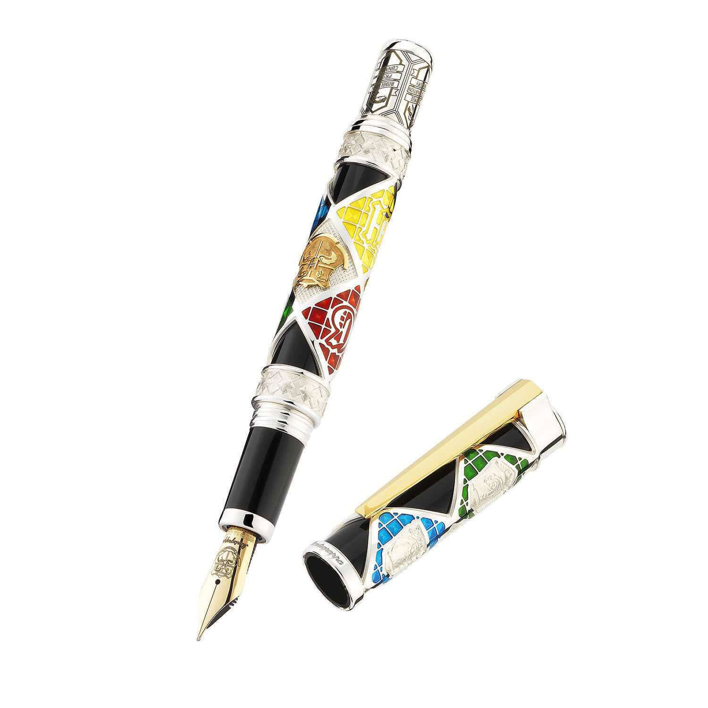 Montegrappa Harry Potter Hogwarts Limited Edition Fountain Pen Silver 3