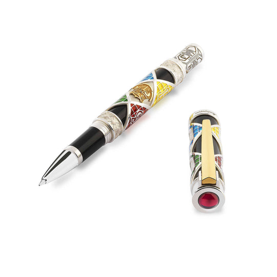 Montegrappa Harry Potter Hogwarts Limited Edition Roller Ball Pen, Silver