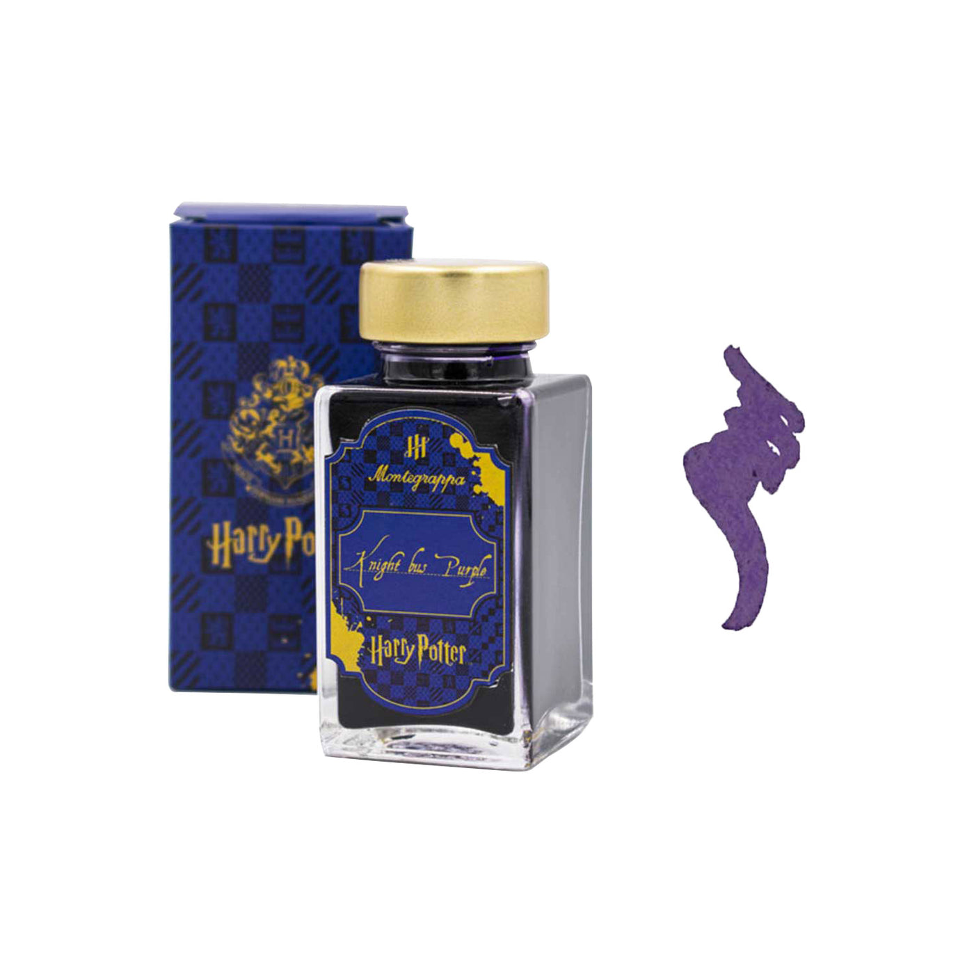 Montegrappa Harry Potter Ink Bottle, Knight Bus (Purple) - 50ml