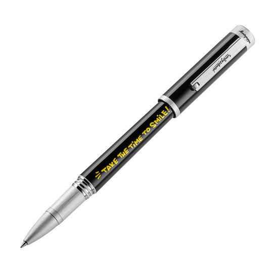 Montegrappa Smiley 50th Anniversary Artist's Limited Edition Roller Ball Pen, Black