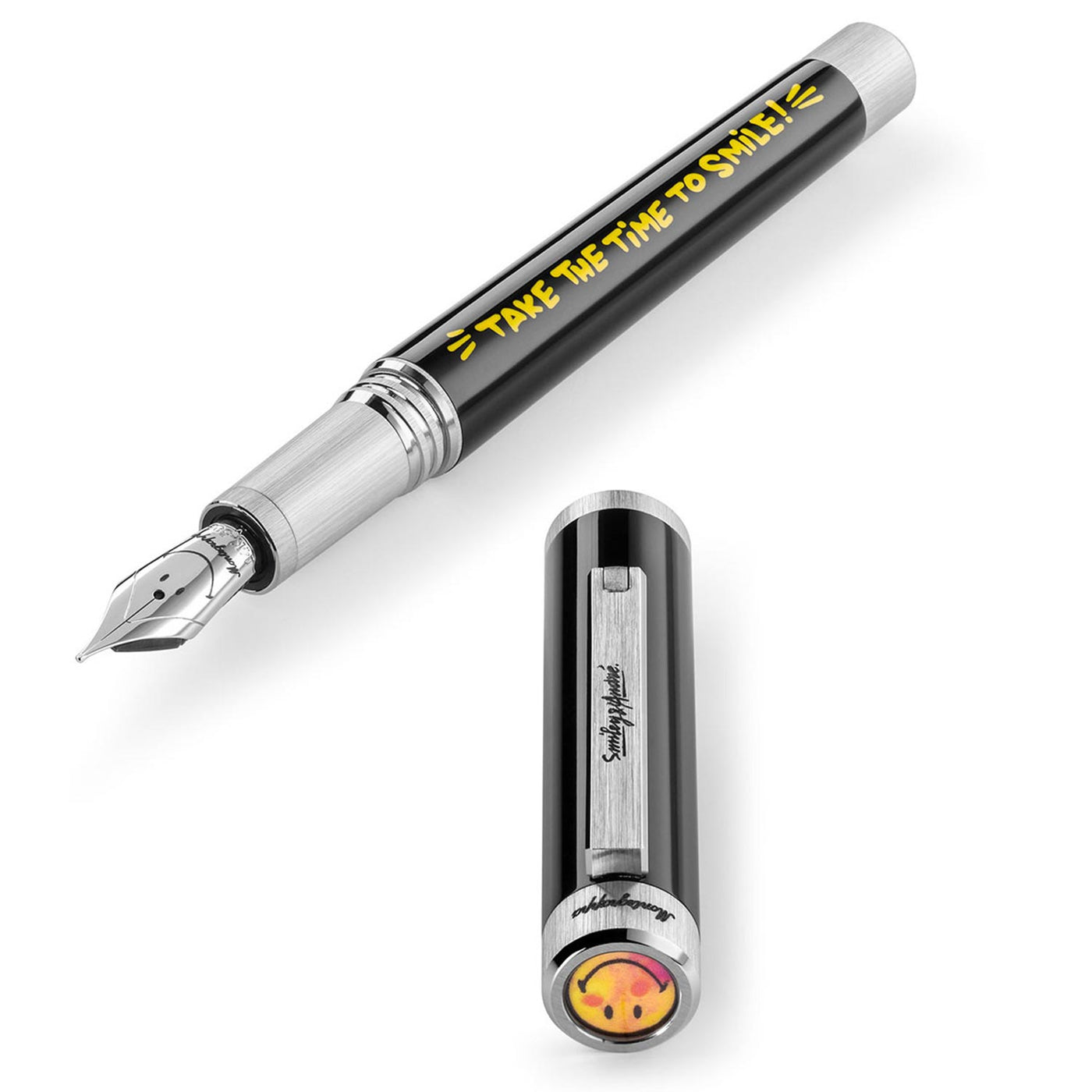 Montegrappa Smiley® 50th Anniversary Artist's Limited Edition Fountain Pen Black 2