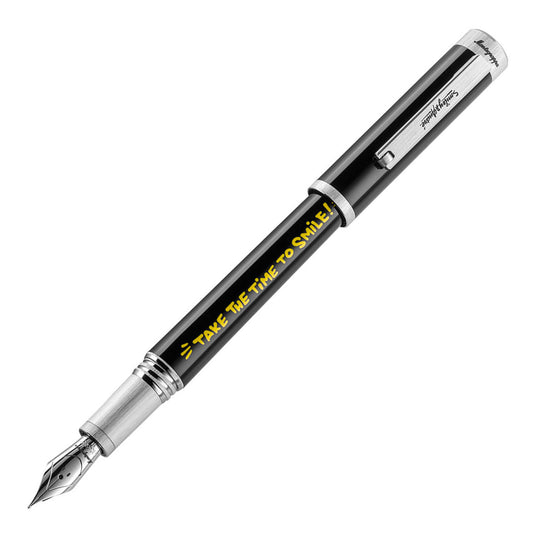 Montegrappa Smiley® 50th Anniversary Artist's Limited Edition Fountain Pen, Black - 14K Gold Nib