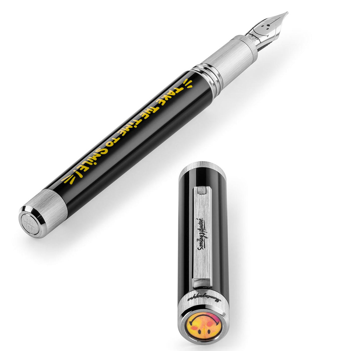 Montegrappa Smiley® 50th Anniversary Artist's Limited Edition Fountain Pen Black 3