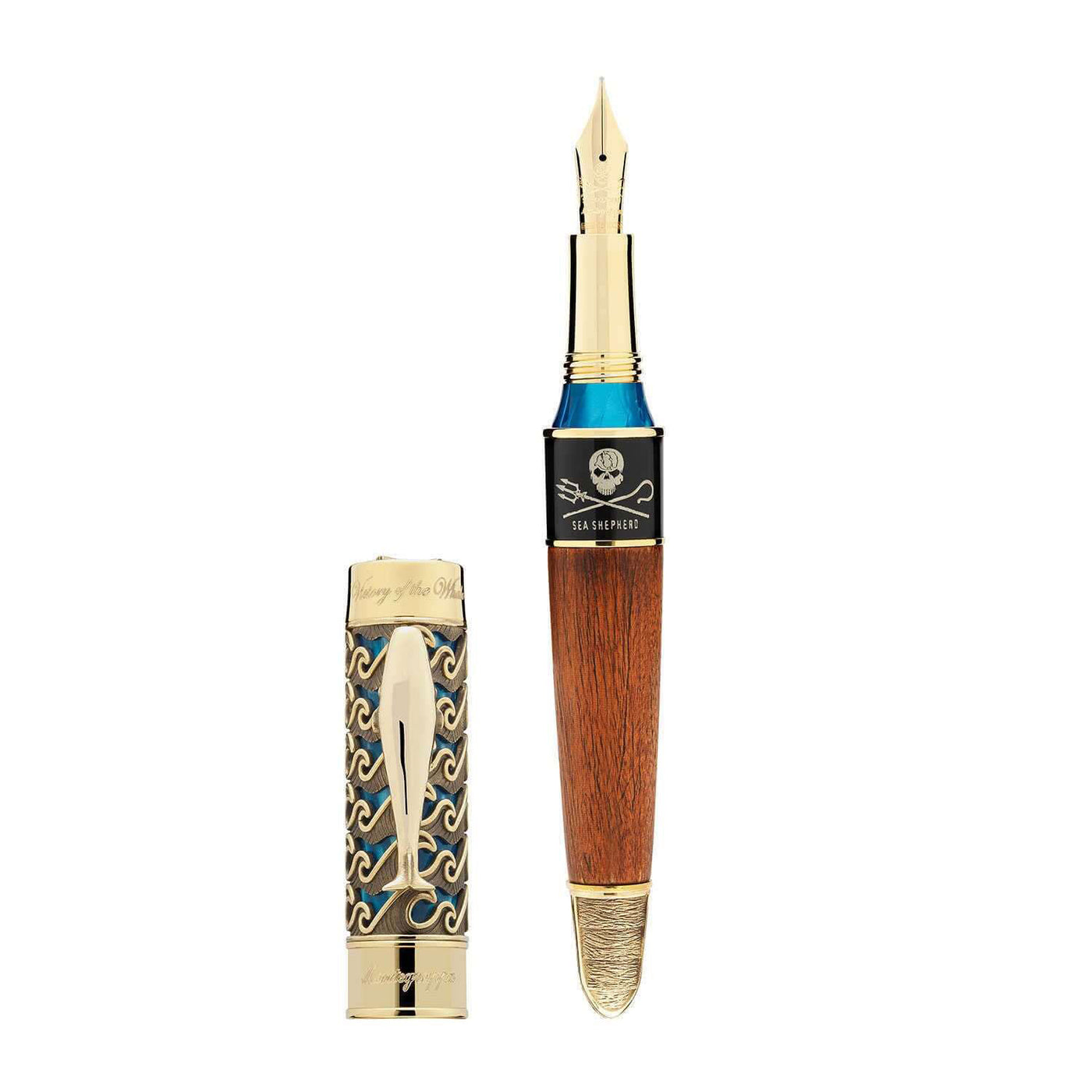 Montegrappa Victory Of The Whale Limited Edition Fountain Pen Brown 3