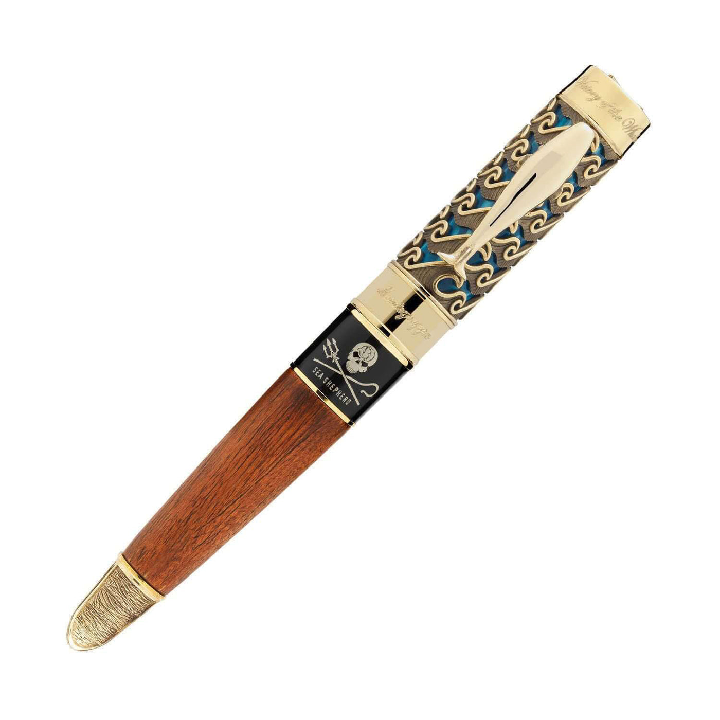Montegrappa Victory Of The Whale Limited Edition Fountain Pen Brown 4