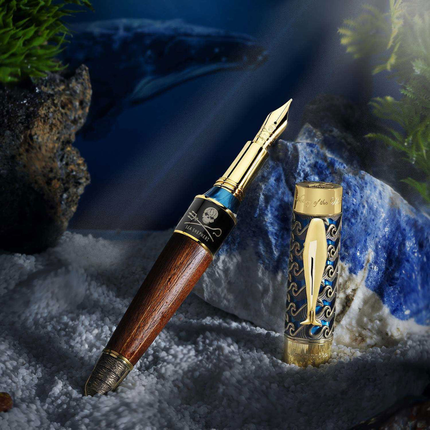 Montegrappa Victory Of The Whale Limited Edition Fountain Pen Brown 7