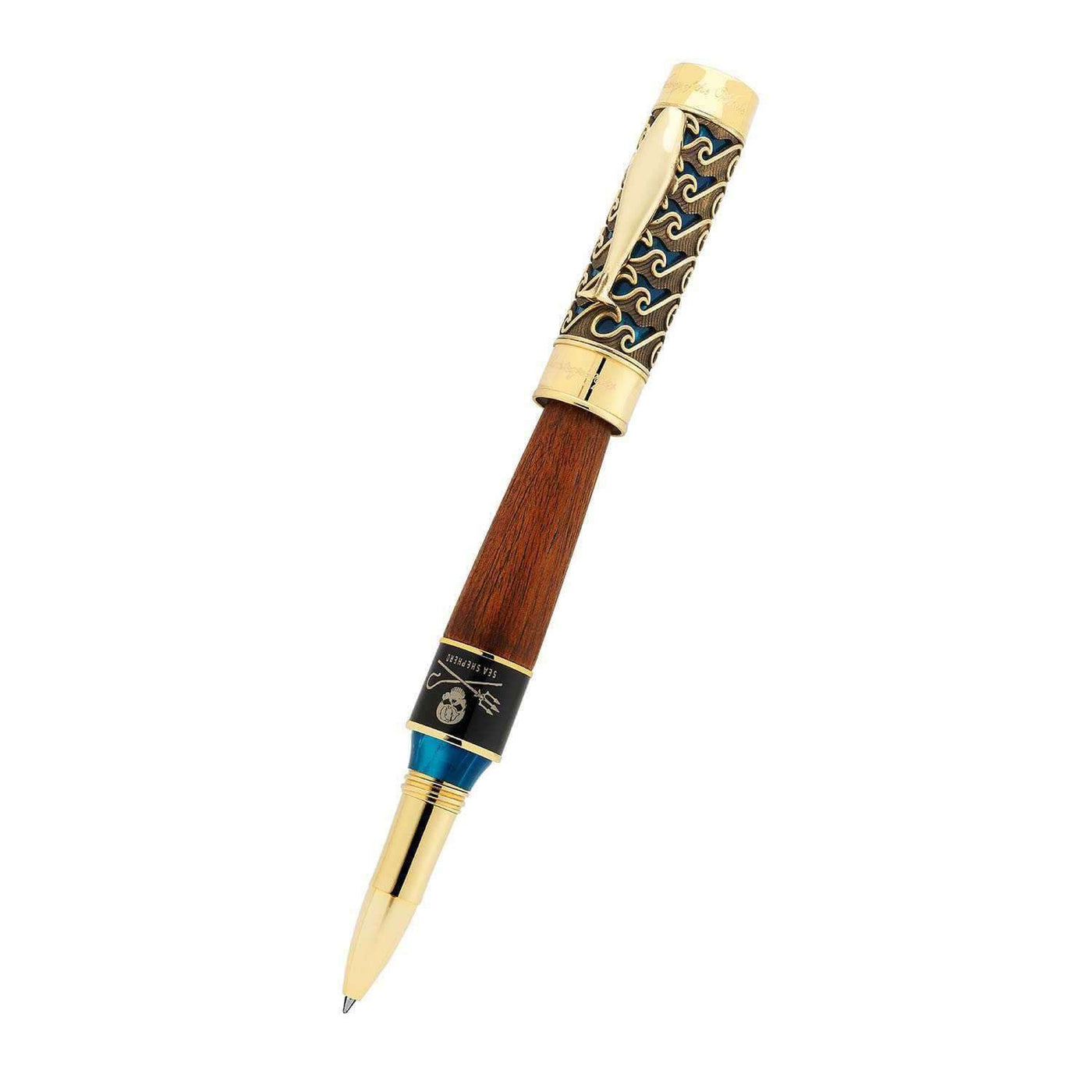 Montegrappa Victory Of The Whale Limited Edition Roller Ball Pen Brown 2
