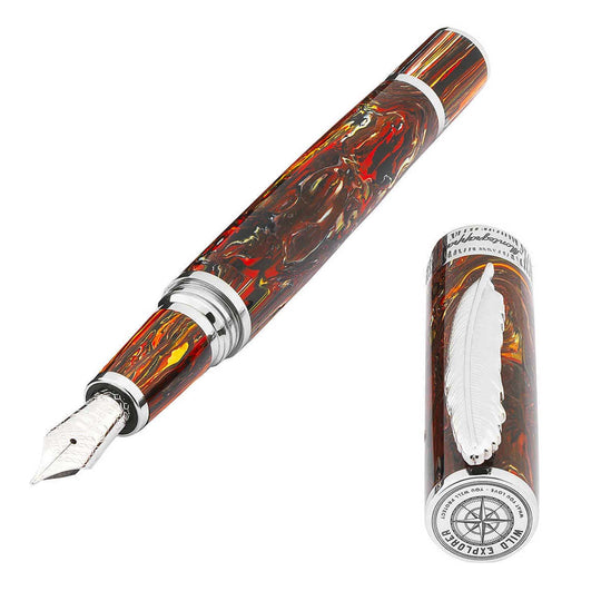 Montegrappa Wild Savannah Limited Edition Fountain Pen, Sunset - 18K Gold Nib