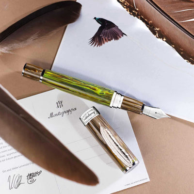 Montegrappa Wildlife Baobab Limited Edition Fountain Pen Green 18K Gold Nib 5