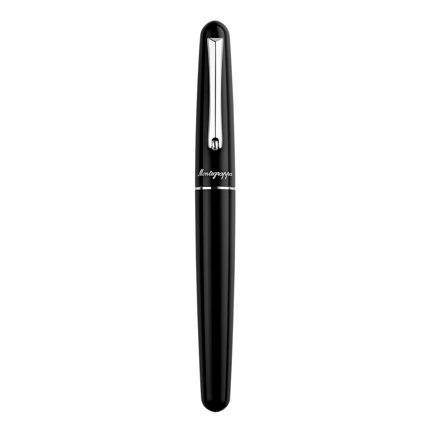 Montegrappa Elmo 01 Chrome Trim Roller Ball Pen Black 3