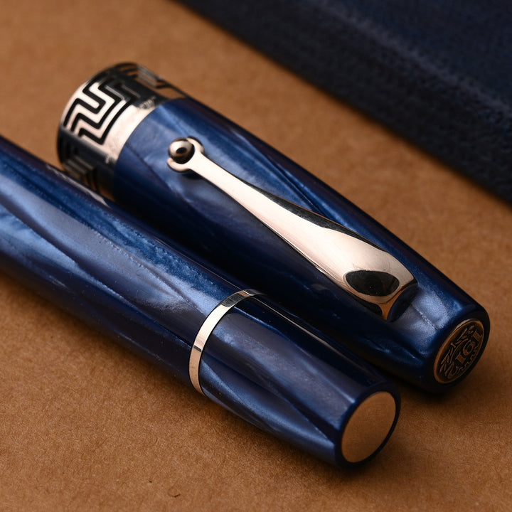 Montegrappa Extra 1930 Fountain Pen - Mediterranean Blue CT – Makoba