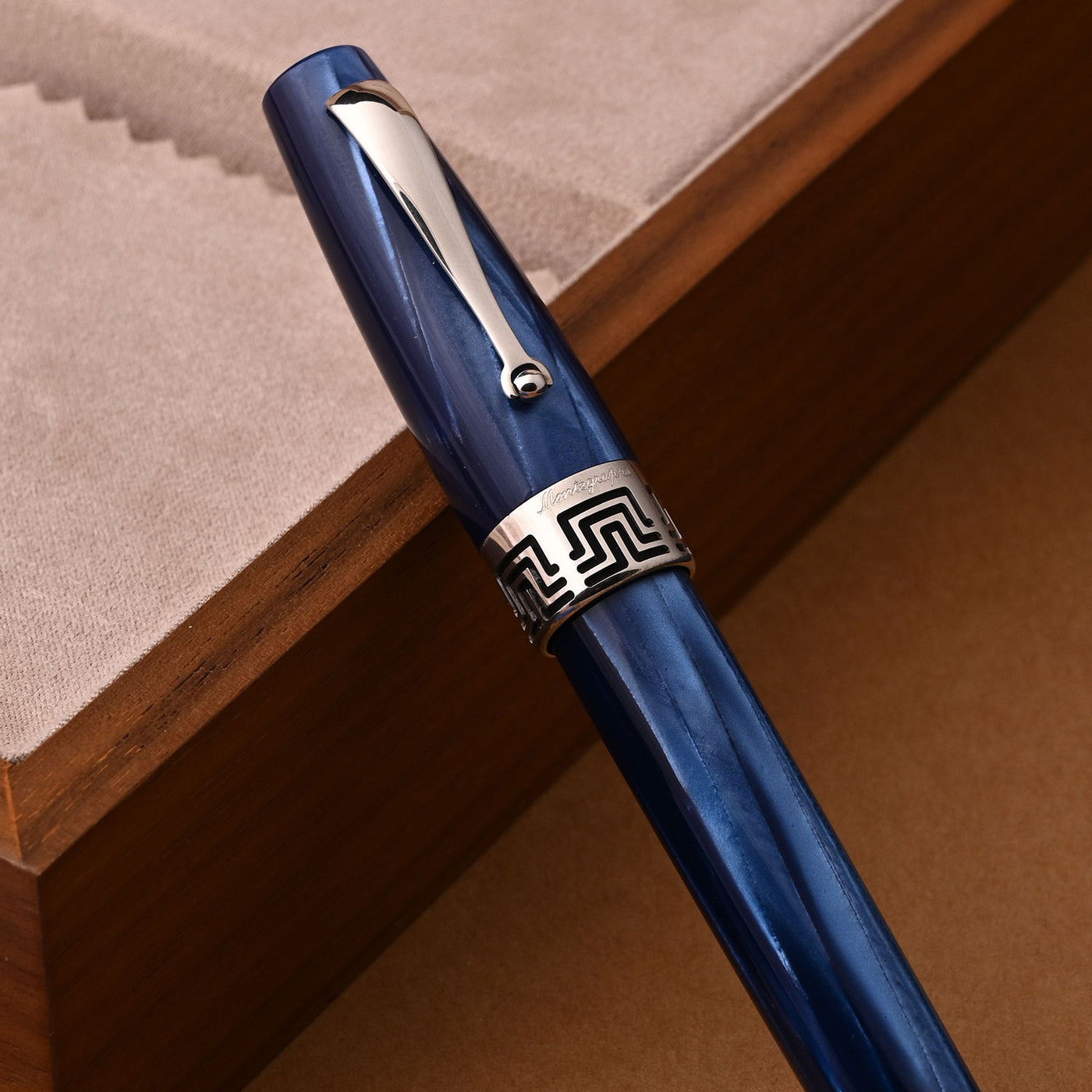 Montegrappa Extra 1930 Fountain Pen - Mediterranean Blue CT 13