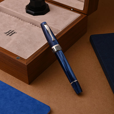 Montegrappa Extra 1930 Fountain Pen - Mediterranean Blue CT 14