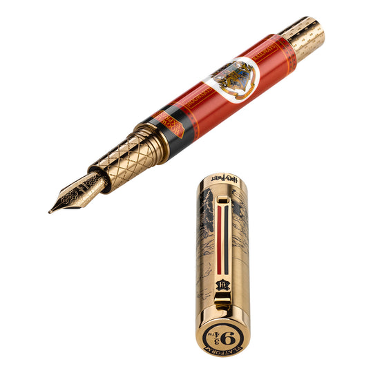 Montegrappa Harry Potter Platform 9¾ Fountain Pen - Scarlet Red