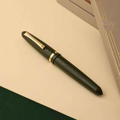 Montegrappa Venetia Fountain Pen - Lagoon Green GT 10