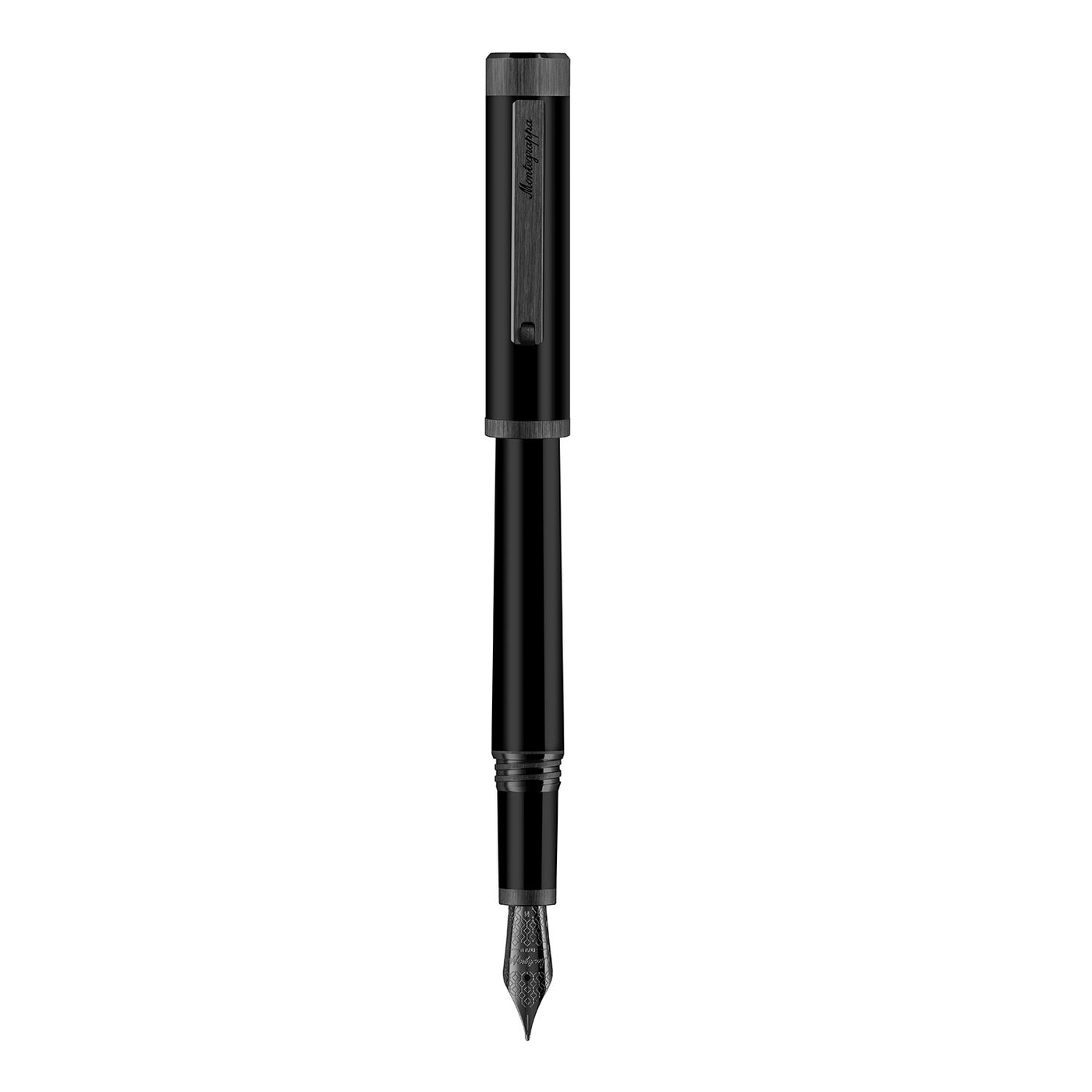 Montegrappa Zero Fountain Pen - Ultra Black 4