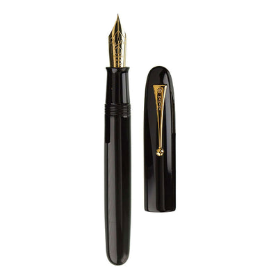 Namiki Urushi No.50 (Emperor Size) Fountain Pen Black 18K Gold Nib 2